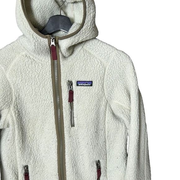 Patagonia Womens Retro Pile Fleece Hoody Medium - Picture 2 of 4
